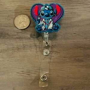 Stitch badge reel